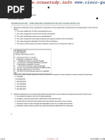 100% Correct: Erouting Final Exam - Ccna Exploration: Routing Protocols and Concepts (Version 4.0)