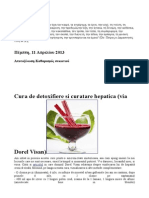 Cura de Detoxifiere