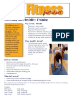 Stretching and Flexibility Training: Why Should I Stretch?