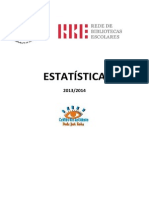 Centro de Recursos Poeta José Fanha: Estatística de Utilização e Requisição de Materiais (2013/2014)