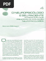 Aula 22 Abr_Mader-Joaquim, M.J - O Neuropsicólogo e Seu Paciente_introdução Aos Princípios Da Avaliação Neuropsicológica
