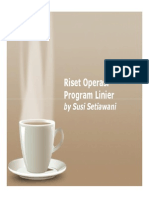 Riset Operasi Program Linier