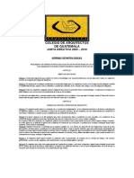 Normas Deontologicas Del Colegio de Arquitectos de Guatemala PDF