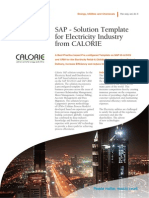 SAP - Solution Template for Electricity Industry