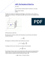 Derivation of the Ideal Gas Equation PV=nRT
