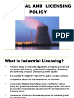 Download Industrial and Licensing Policy by Id Mohammad SN22980096 doc pdf