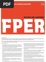 ACCA Approved Employer PER Form | PDF | Accounting | Accountant