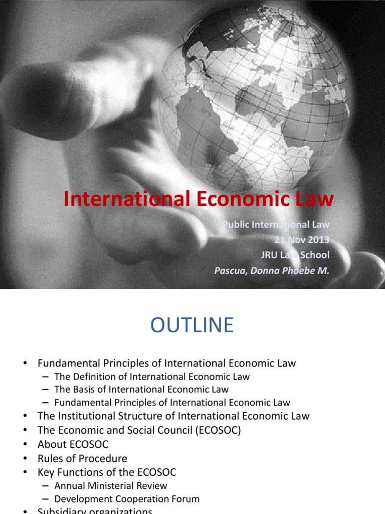 International Economic Law | PDF | Sustainability | Sustainable Development