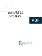 Sigma Plot User's Guide