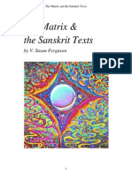 Matrix and Sanskirt Texts - Susan Freguson