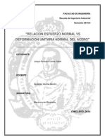 Relacion Esfuerzonormal vs Deformacion Unitaria Normal Del Acero - Copia