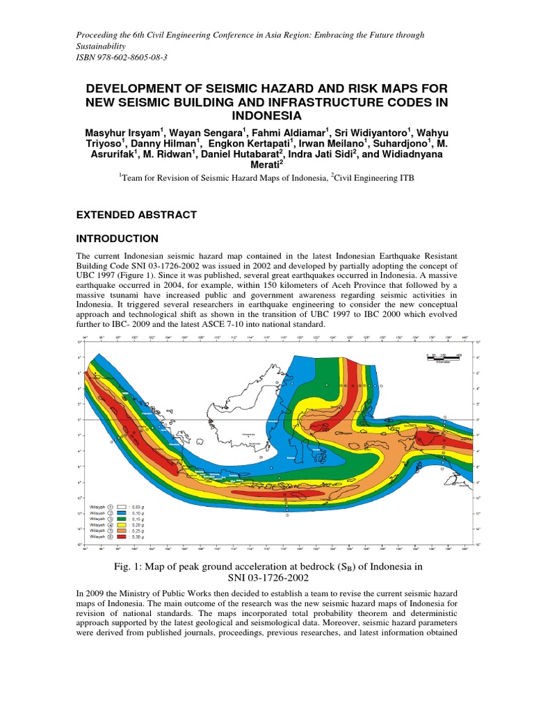 Seismic Hazard Map | PDF | Earthquakes | Geophysics