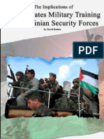 Implications of US Military Training of Palestinian Security Forces