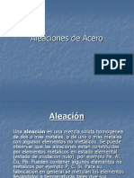 Aleaciones de Acero