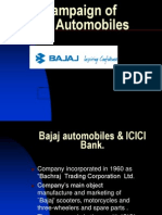 Ad Campaign of Bajaj Automobiles