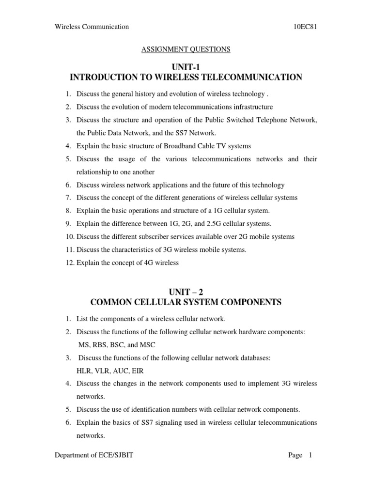 Wireless Communication | PDF
