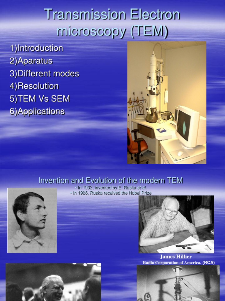 Overview of Transmission Electron Microscopy | PDF | Transmission ...