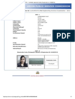 UPSC - Candidate's Application Details (Registration-Id - 11414954712)