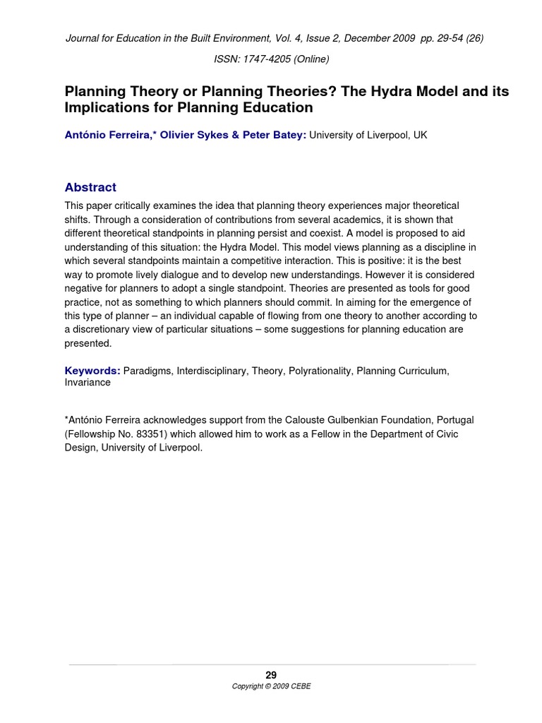 Planning Theory PDF