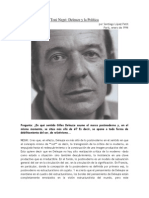 Toni Negri Sobre Deleuze