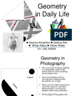 Geometry in Daily Life: Saumya Srivastava Aashray Rao Bhrigu Aditya Vibhav Reddy Vi-I / Ais, Noida