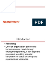 Recruitment