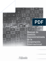 Manual de Gestión Descentralizada de La Cooperación Internacional