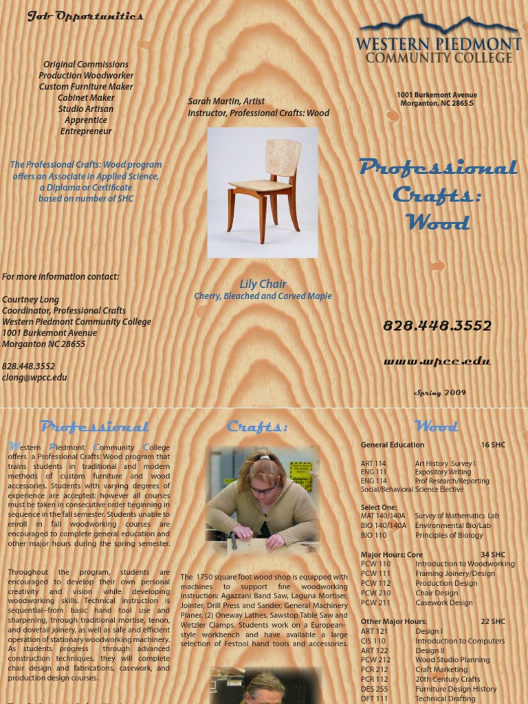 Job Opportunities PDF Woodworking