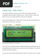 Arduino - LiquidCrystal