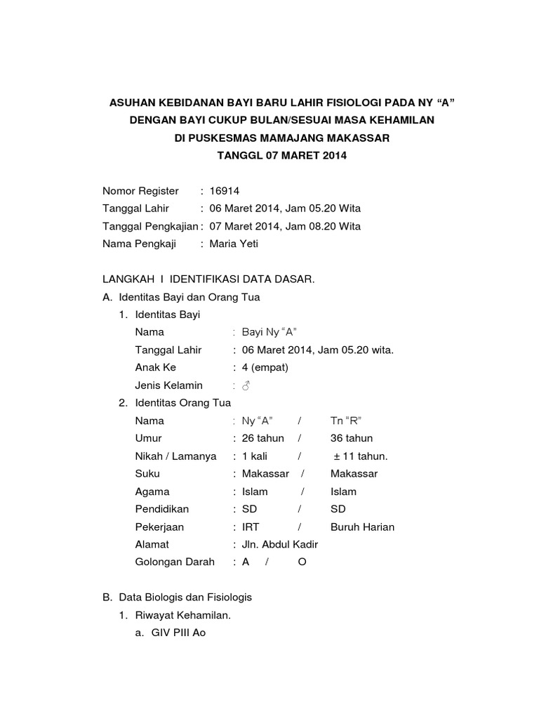 Bayi Baru Lahir | PDF | Kesehatan Holistik