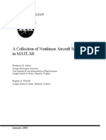 A Collection of Nonlinear Aircraft Simulations in MATLAB
