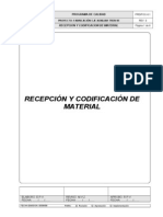 PRD POC 6.1 Recepción y Codificacion de Material
