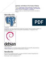 Instalacion Postgres Debian