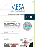 Portafolio Mesa & Asociados 2013