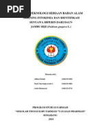 Download Teknologi Sediaan Bahan Alam by Alfina Faizah SN229877058 doc pdf