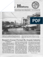 Quincy History: Brewer's Corner Formed by Granite Industry
