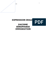 Expression Orale Racisme