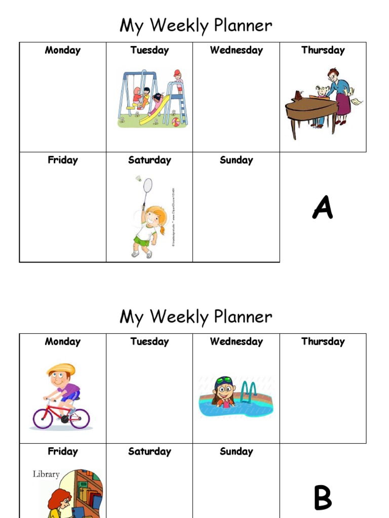 Weekly Planner Template | PDF | Career & Growth