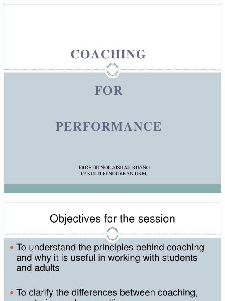 IRIS Bengkel Coaching For Performance (PowerPoint Presentation) | PDF ...