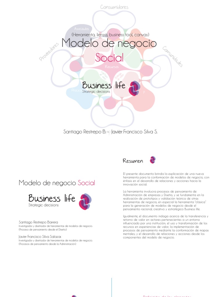 Modelo de Negocio Social Innovador | PDF | Modelo de negocio | Marca