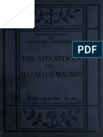 Crafer. The Apocriticus of Macarius Magnes (S.P.C.K. Edition) - 1919.