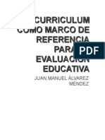 El Curriculum Como Marco de Referencia para La