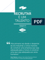 Ebook Recrutar e Um Talento