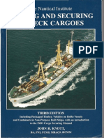 Lashing and Securing of Deck Cargoes