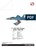 Build your own F-15E Strike Eagle model with free instructions