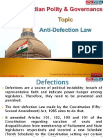 10 A Anti Defection Law