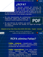 Aplicación de RCFA