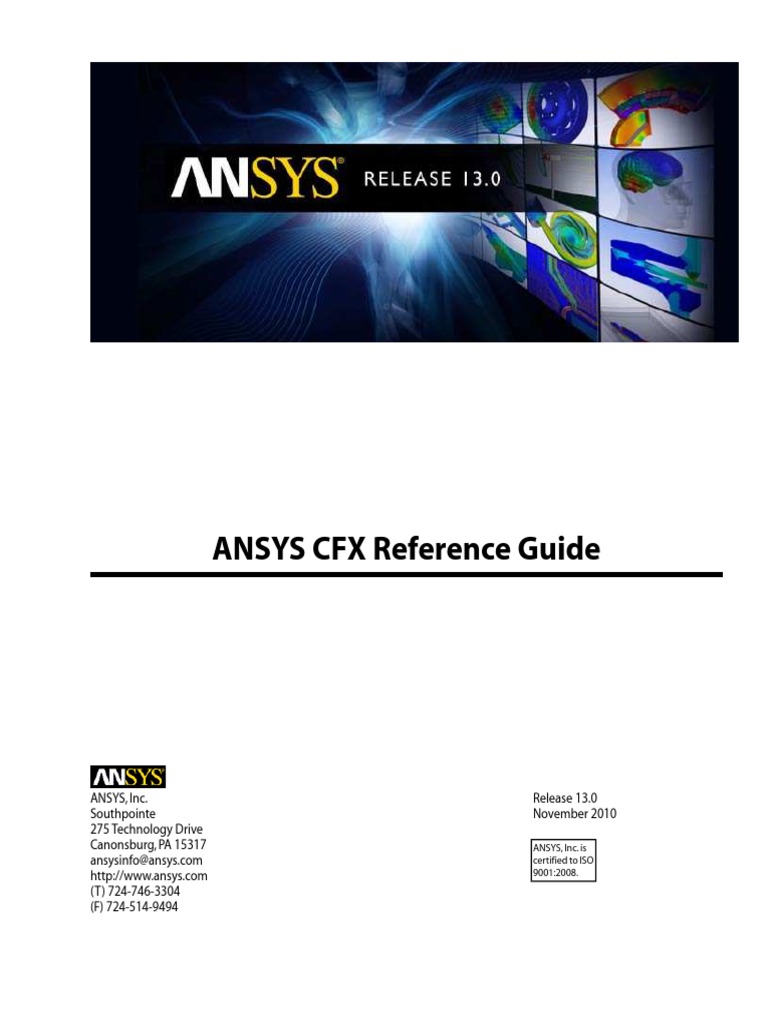 Ansys CFX - Reference Guide | PDF | Trademark | License