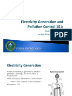 Electricity Generation and Pollution Control 101