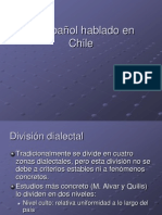 El Español Hablado en Chile